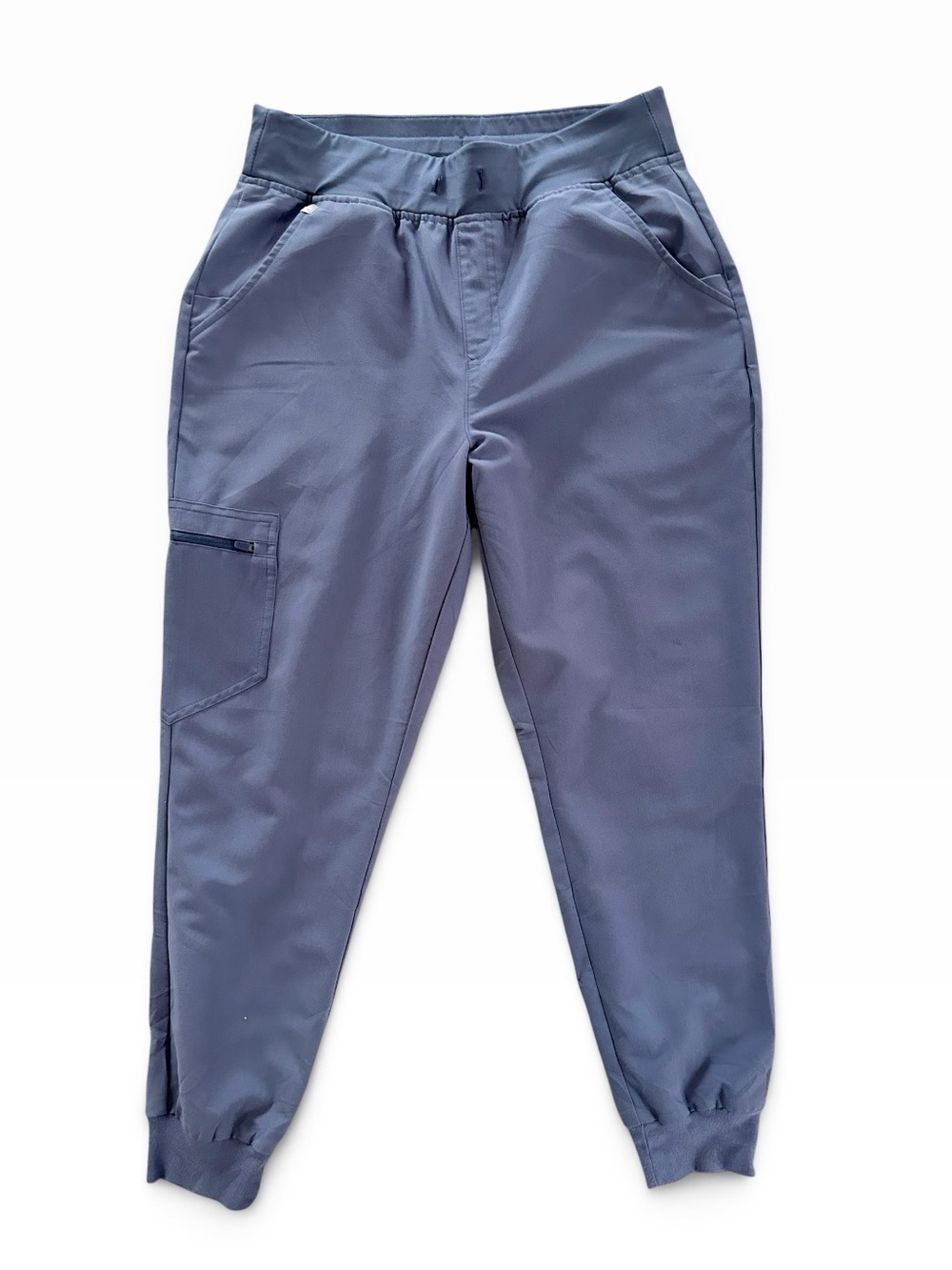 FIGS Women’s High-Waisted Zamora Jogger Scrub Pants Vapor Blue Size Medium Pet